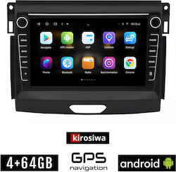 Kirosiwa Car-Audiosystem für Ford Ranger Land Rover Range Rover 2018+ (Bluetooth/USB/WiFi/GPS) mit Touchscreen 8"