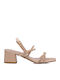 Sandale Cu Strasuri Roz Auriu