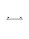 Viospiral Single Wall-Mounted Bathroom Rail Black