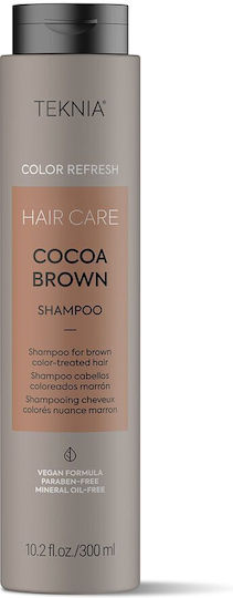 Lakme Teknia Color Refresh Cocoa Brown Shampoos Reconstruction/Nourishment & Hydration for Coloured Hair 300ml