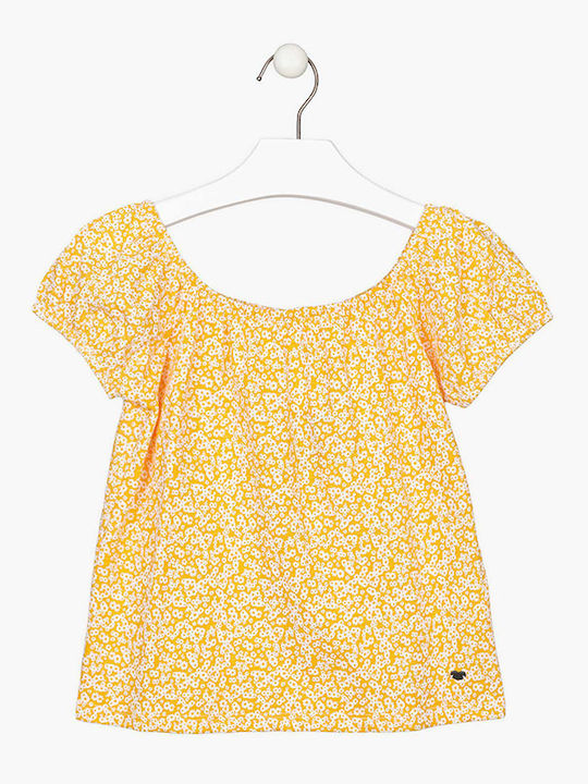 Losan Kids Blouse Short Sleeve Yellow