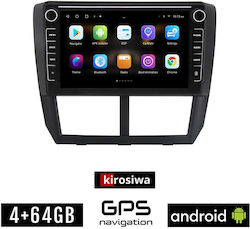 Kirosiwa Car Audio System for Subaru Impreza 2008-2013 (Bluetooth/USB/AUX/WiFi/GPS) with Touchscreen 8"