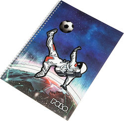 Polo Spiral Notebook Ruled A4 60 Sheets 2 Subje...