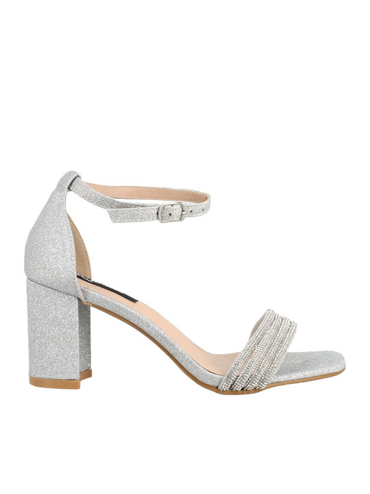 IQ Shoes Sandals with Strass Silver