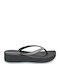 Mesh VIII Frauen Flip Flops mit Plattform in Schwarz Farbe