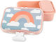 Skip Hop Rainbow Plastic Kids' Food Container 0.7lt Multicolour x x 4.5cm