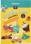 Creative Adventure Coloring Book 40 Sheets