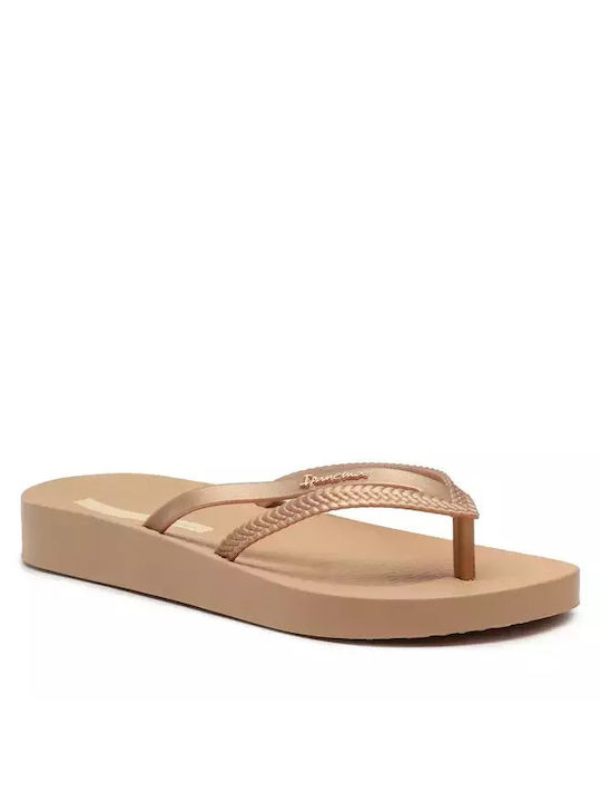 Ipanema Bossa Soft V Frauen Flip Flops in Beige Farbe