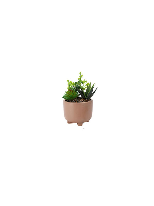 Artificial Plant in Small Pot Brown 19cm 1pcs