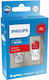 Philips Lamps Car Ultinon Pro6000 W21W LED Red 12V 2pcs