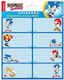 Grupo Erik Notebook Labels The Hedgehog 16pcs