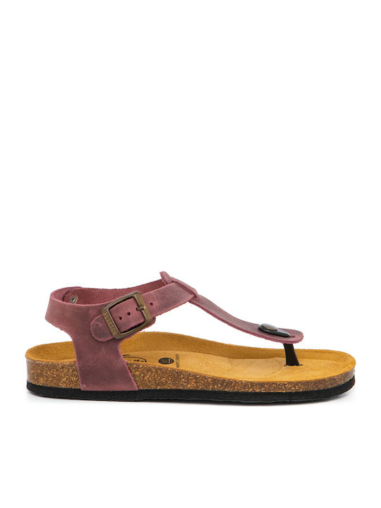Plakton Bali Leather Women's Flat Sandals Anato...