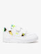 T-Clip Παιδικά Sneakers με Σκρατς Λευκά