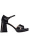 Leather Sandals Black
