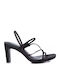 Din piele Sandale Negre