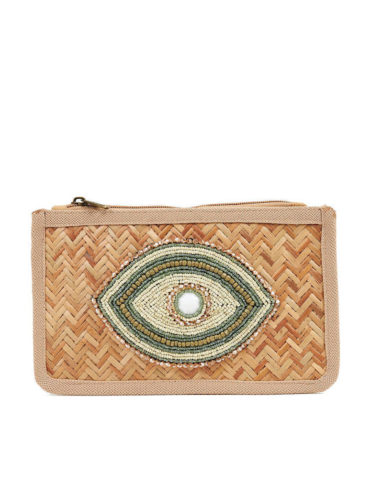 Verde Damentasche Schultertasche Khaki
