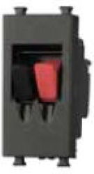 Lineme Steckdose Redner in Schwarz Farbe 50-00435-2