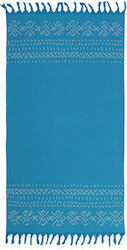 Nef-Nef Greyson Prosop de Plajă Albastru Petrol cu franjuri 170x90cm. 033264