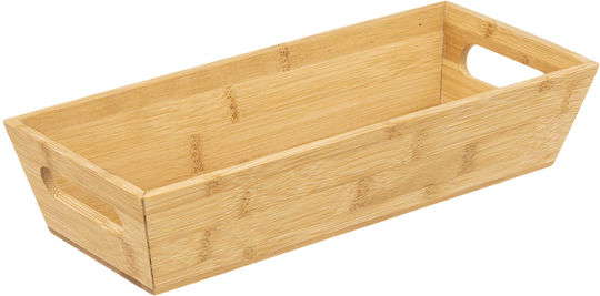 Atmosphera Brotkorb aus Bambus Braun 33x14x7cm