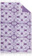 Nef-Nef Beach Towel Purple with Fringes 170x90cm.