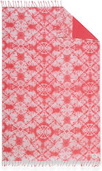 Nef-Nef Coral Beach Towel with Fringes 170x90cm