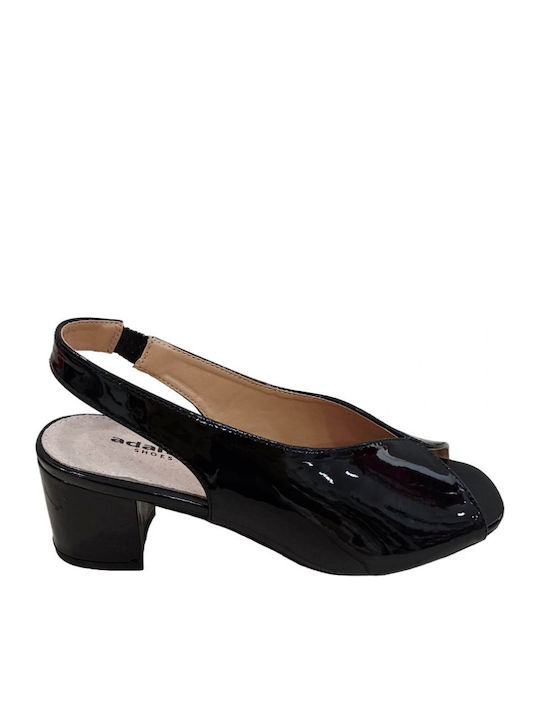 Adam's Shoes Πέδιλα Μαύρα