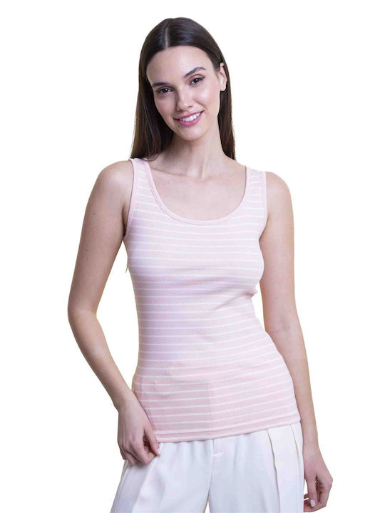 Ralph Lauren Summer Women's Cotton Blouse Sleeveless Pink