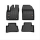 Frogum Set of Front and Rear Mats 4pcs from Rubber for Toyota C-HR 2016+ Black