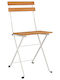 Outdoor Chair Metallic Brown 2pcs 39x45x79cm.