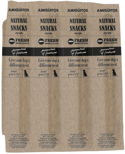 Amiguitos Semi-Moist Лакомства на пръчка за Кучета с Черен дроб 80gr 63048-don