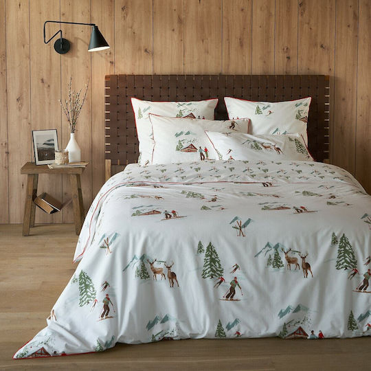 La Redoute Interieurs Cearceaf Single Cu Elastic Bumbac Alb 90x190cm