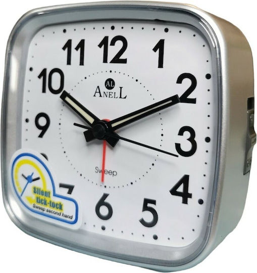 Anell Tabletop Clock with Alarm SQ862SL Anell Tabletop Clock with Alarm SQ862SL