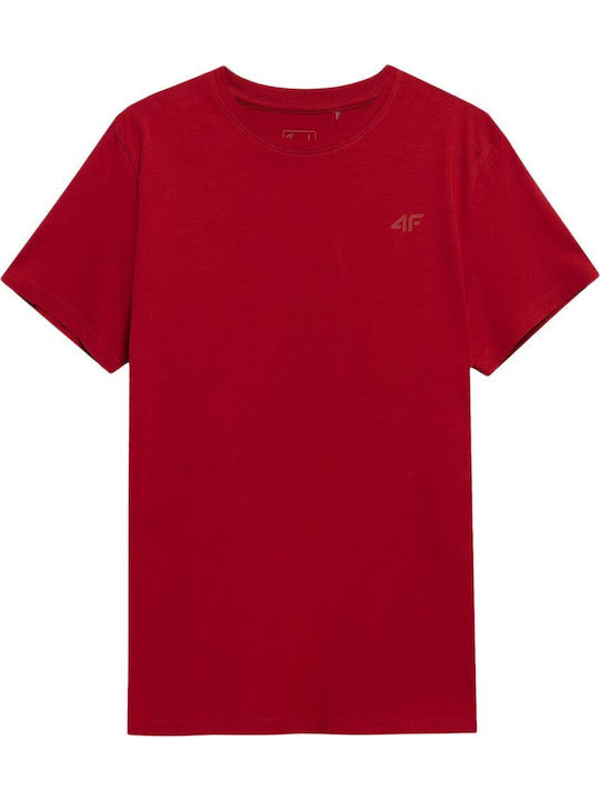 4F T-shirt Κόκκινο