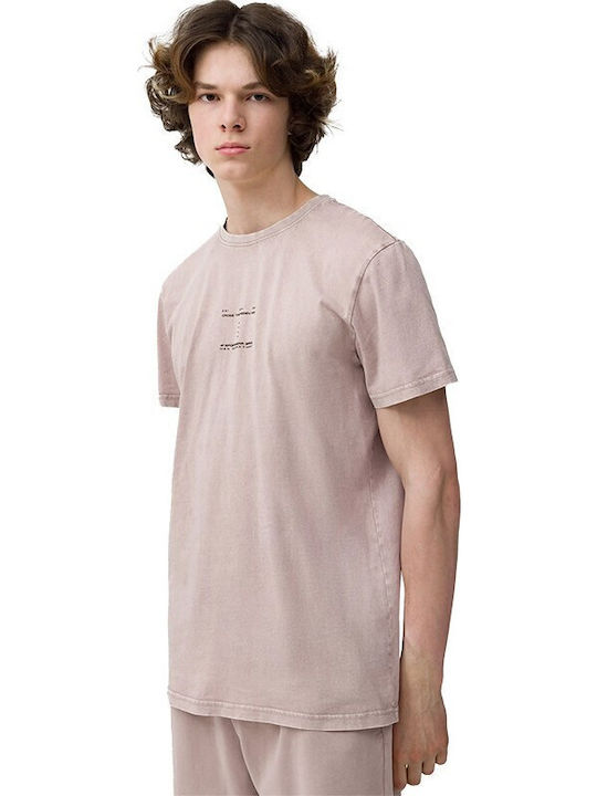 4F T-shirt Μπεζ