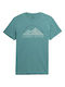 4F Men's Short Sleeve T-shirt Turquoise