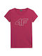 4F κοντομάνικη Women's Athletic T-shirt Fuchsia