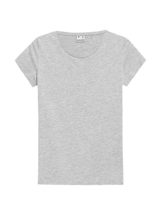 4F Damen Sport T-Shirt Gray