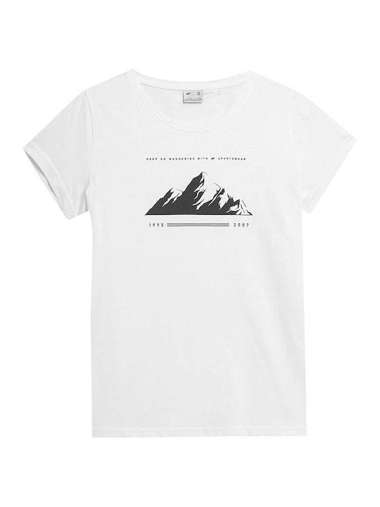 4F Women's T-shirt White