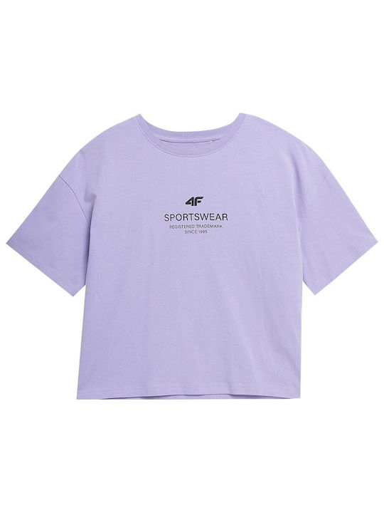 4F Women's T-shirt Purple