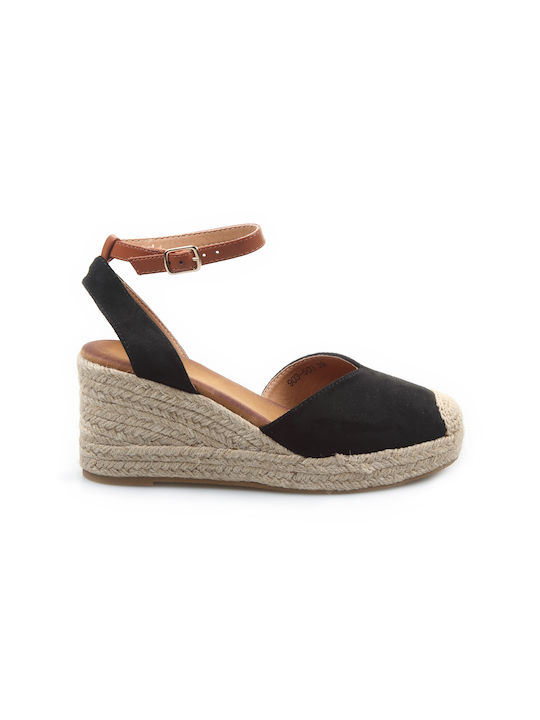 Platforme espadrile Fshoes 903/503.00 - FSHOES - NEGRU