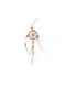 Synchronia Decorațiune Dreamcatcher Lucrată Manual Multicoloră Din Țesătură 6x27cm