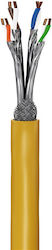 Goobay 61126 S/FTP Cat.8.1 Καλώδιο Ethernet 25m Κίτρινο Goobay 61126 S/FTP Cat.8.1 Καλώδιο Ethernet 25m Κίτρινο