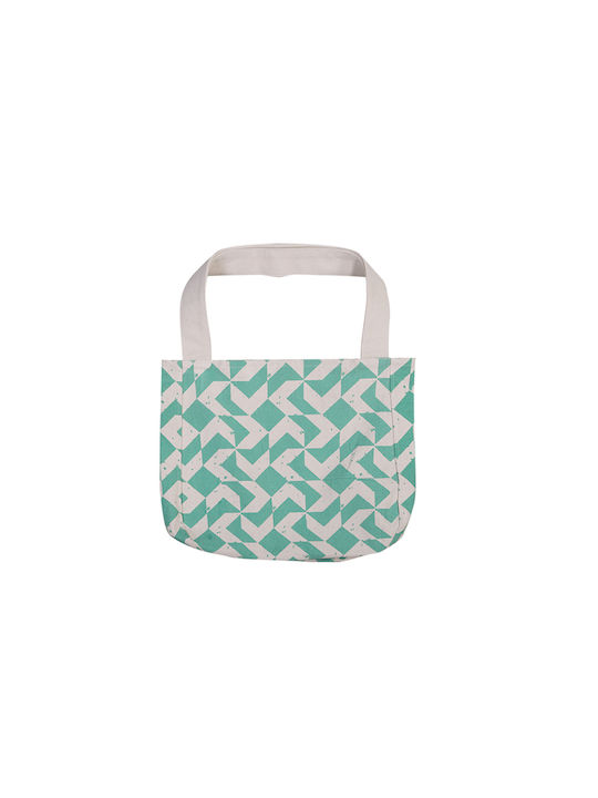 Nef-Nef Текстилна Плажна чанта с етнически дизайн Зелен