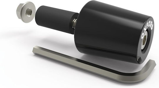 Oxford Motorcycle Handlebar Counterweights in Black Colour