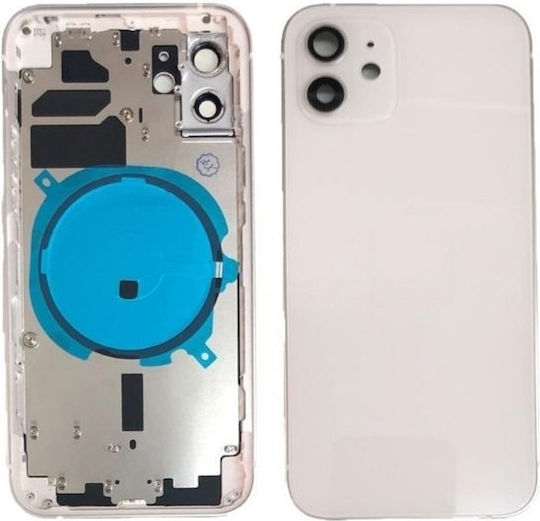 Κапак за замяна на батерията Заден Бял за iPhone 12
