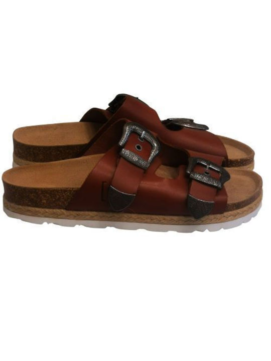 Ami Western Espadrij 712/Cognac - Espadrile plate pentru femei Ami Western 712/Cognac