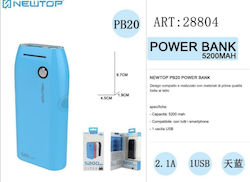 Newtop PB20 Power Bank 5200mAh with USB-A Port ...