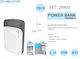 Newtop PB19 Power Bank 7800mAh με 2 Θύρες USB-A Λευκό / Γκρι