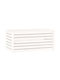 vidaXL Cutie de depozitare pentru exterior Lemn Alb L101xW50.5xH46.5buc