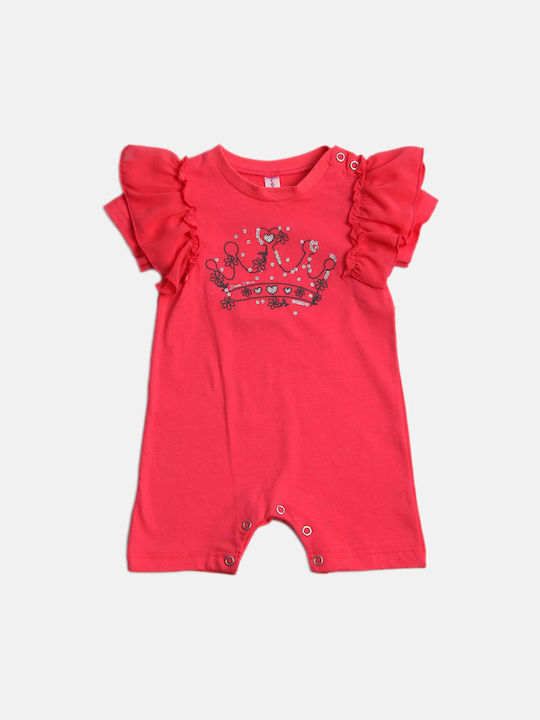 Dreams by Joyce Set Bebeluș Body Mâneci scurte Coral